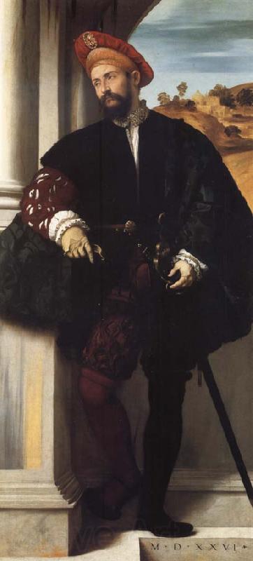 MORETTO da Brescia Portrait of a man France oil painting art